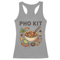 Funny Pho Kit Vietnamese Noodle Pun Racerback Tank Top Ramen Pho Lovers Hilarious Foodie Graphic - Wonder Print Shop