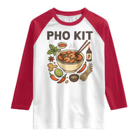 Funny Pho Kit Vietnamese Noodle Pun Raglan Shirt Ramen Pho Lovers Hilarious Foodie Graphic - Wonder Print Shop