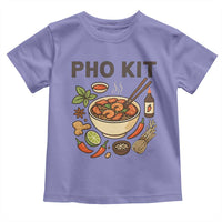 Funny Pho Kit Vietnamese Noodle Pun Toddler T Shirt Ramen Pho Lovers Hilarious Foodie Graphic - Wonder Print Shop