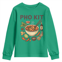 Funny Pho Kit Vietnamese Noodle Pun Youth Sweatshirt Ramen Pho Lovers Hilarious Foodie Graphic - Wonder Print Shop