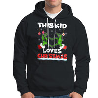 Funny Christmas Hoodie This Kid Loves Xmas Skeleton Heart - Wonder Print Shop