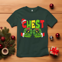 Christmas Couples T Shirt Chestnuts Xmas Matching Family Funny Chest Skeleton - Wonder Print Shop