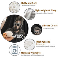 Adam Inspired Graphic Throw Blanket The Woo Memorial Tribute - Wonder Print Shop