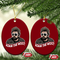 Adam Inspired Graphic Ceramic Ornament The Woo Memorial Tribute - Wonder Print Shop