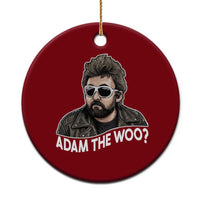 Adam Inspired Graphic Ceramic Ornament The Woo Memorial Tribute - Wonder Print Shop