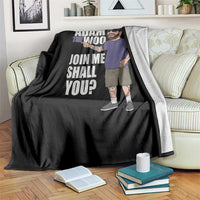 Adam Inspired Graphic Throw Blanket The Woo Memorial Tribute Join Me Shall You - Wonder Print Shop