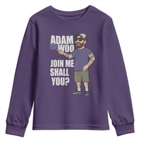 Adam Inspired Graphic Youth Sweatshirt The Woo Memorial Tribute Join Me Shall You - Wonder Print Shop