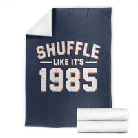 Shuffle Like It’s 1985 Throw Blanket Retro Championship Celebrated - Wonder Print Shop