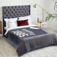 Shuffle Like It’s 1985 Throw Blanket Retro Championship Celebrated - Wonder Print Shop