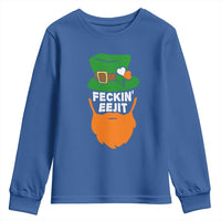 Funny St Patricks Day Youth Sweatshirt Feckin Eejit Irish Slang Idiot Patty's Day
