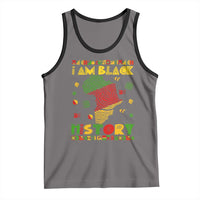 I Am Black History Tank Top African American Pride Kente