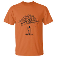 Jesus The Good Shepherd Minimalist Christian T Shirt Sheep Flock Faith Spiritual Inspirational Gift
