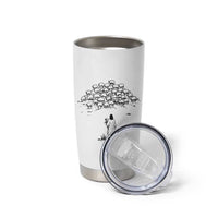 Jesus The Good Shepherd Minimalist Christian Tumbler Cup Sheep Flock Faith Spiritual Inspirational Gift
