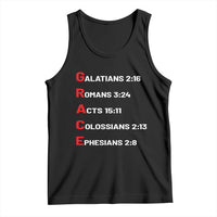 GRACE Christian Scripture Acronym Tank Top Bible Verses Galatians Romans Acts Colossians Ephesians Faith Message Gift