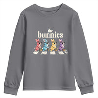 The Bunnies Parody Crossing Rabbits Graphic Youth Sweatshirt Funny Easter Pop Culture Style Cute Bunny Gift