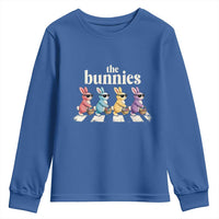 The Bunnies Parody Crossing Rabbits Graphic Youth Sweatshirt Funny Easter Pop Culture Style Cute Bunny Gift