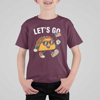 Let’s Go Taco Patriotic T Shirt For Kid Funny 4th of July Food Humor