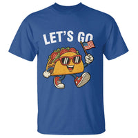 Let’s Go Taco Patriotic T Shirt Funny 4th of July Food Humor
