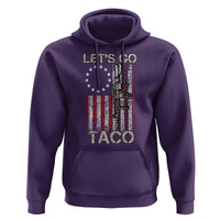 Let’s Go Taco Betsy Ross Flag Hoodie Vintage Patriotic Rifle Gun Rights
