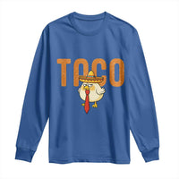 TACO Chicken in Sombrero Long Sleeve Shirt Funny Mexican Food