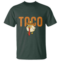 TACO Chicken in Sombrero T Shirt Funny Mexican Food