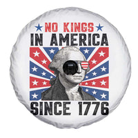 No Kings in America Since 1776 Spare Tire Cover Founding Fathers George Washington Patriotic