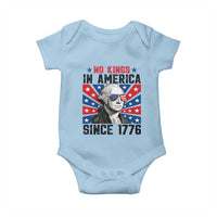 No Kings in America Since 1776 Baby Onesie Founding Fathers George Washington Patriotic