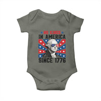 No Kings in America Since 1776 Baby Onesie Founding Fathers George Washington Patriotic