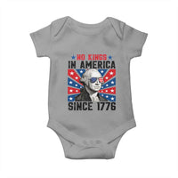 No Kings in America Since 1776 Baby Onesie Founding Fathers George Washington Patriotic