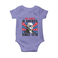 No Kings in America Since 1776 Baby Onesie Founding Fathers George Washington Patriotic