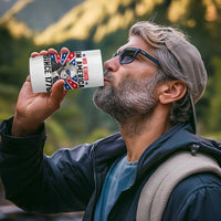 No Kings in America Since 1776 4 in 1 Can Cooler Tumbler Founding Fathers George Washington Patriotic