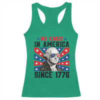 No Kings in America Since 1776 Racerback Tank Top Founding Fathers George Washington Patriotic