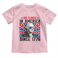 No Kings in America Since 1776 Toddler T Shirt Founding Fathers George Washington Patriotic