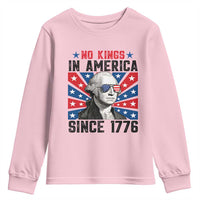 No Kings in America Since 1776 Youth Sweatshirt Founding Fathers George Washington Patriotic