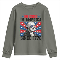 No Kings in America Since 1776 Youth Sweatshirt Founding Fathers George Washington Patriotic