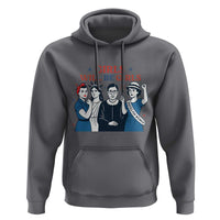 Patriotic Feminist Empowerment Hoodie Girl Will Be Girls Womens Rights 4th of July