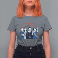 Patriotic Feminist Empowerment T Shirt For Women Girl Will Be Girls Womens Rights 4th of July