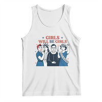 Patriotic Feminist Empowerment Tank Top Girl Will Be Girls Womens Rights 4th of July