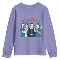 Patriotic Feminist Empowerment Youth Sweatshirt Girl Will Be Girls Womens Rights 4th of July