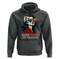 More Pride Less Prejudice Hoodie Retro Pride Month LGBTQ Feminist - Wonder Print Shop