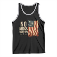 No Kings Since 1776 Tank Top Patriotic 4th Of July Distressed American Flag - Wonder Print Shop