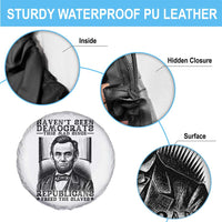 Funny Abe Lincoln Political History Spare Tire Cover Havenot Seen Democrats This Mad Since Republicans Freed the Slaves - Wonder Print Shop