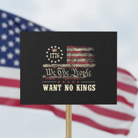 We The People Want No Kings Protest Sign Retro June 14th Vintage 1776 Flag Patriotic - Wonder Print Shop
