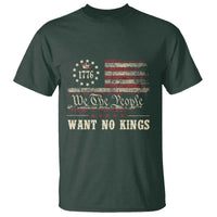 We The People Want No Kings T Shirt Retro June 14th Vintage 1776 Flag Patriotic - Wonder Print Shop