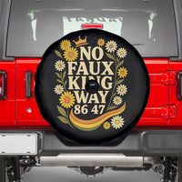 No Faux King Way 8647 Spare Tire Cover Subtle Resist 70s Retro Floral - Wonder Print Shop