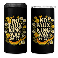 No Faux King Way 8647 4 in 1 Can Cooler Tumbler Subtle Resist 70s Retro Floral - Wonder Print Shop