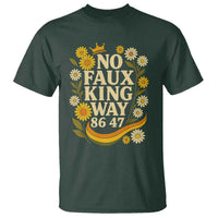 No Faux King Way 8647 T Shirt Subtle Resist 70s Retro Floral - Wonder Print Shop