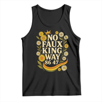 No Faux King Way 8647 Tank Top Subtle Resist 70s Retro Floral - Wonder Print Shop