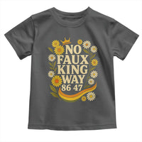 No Faux King Way 8647 Toddler T Shirt Subtle Resist 70s Retro Floral - Wonder Print Shop