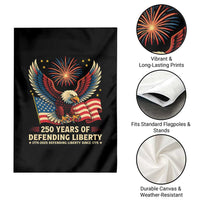 Patriotic Eagle US Army 250th Anniversary Garden Flag 250 Years of Defending Liberty 1775 2025 - Wonder Print Shop